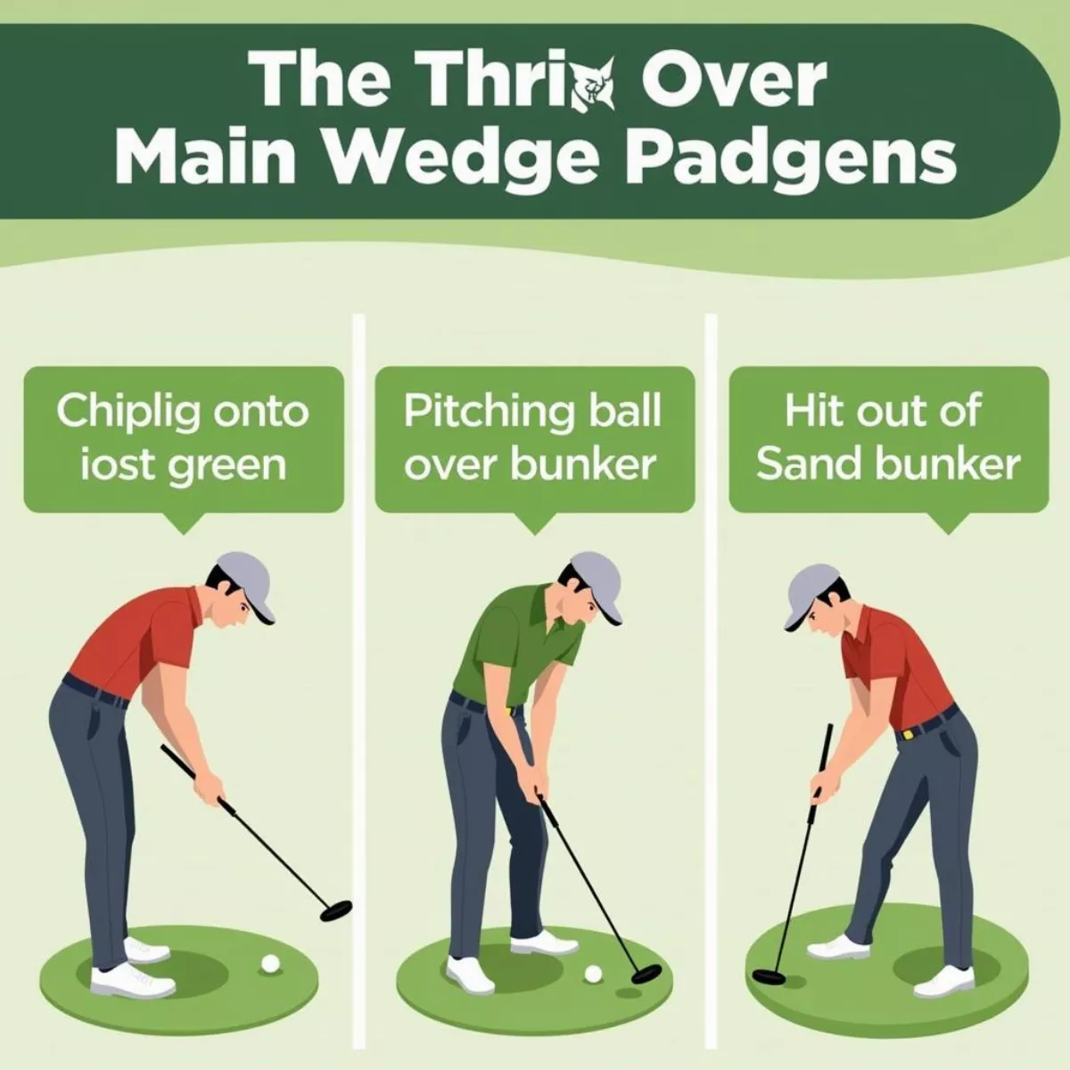 Golf Wedge Techniques: Chipping, Pitching, Bunker Play