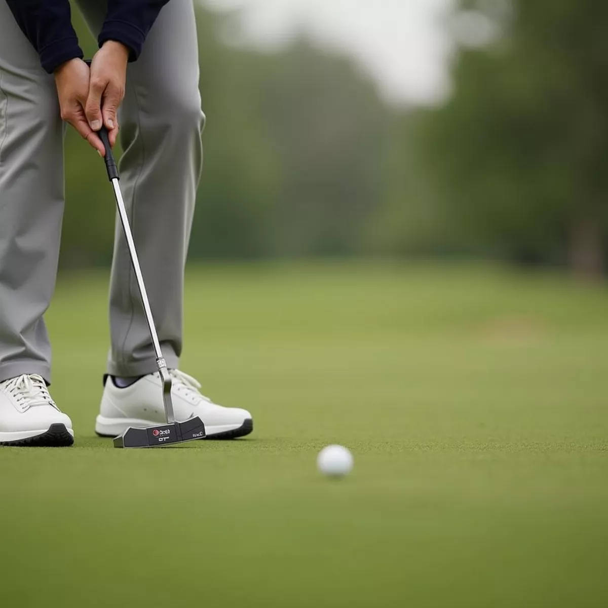 Golfer Putting With Hb Soft Milled 1 Putter