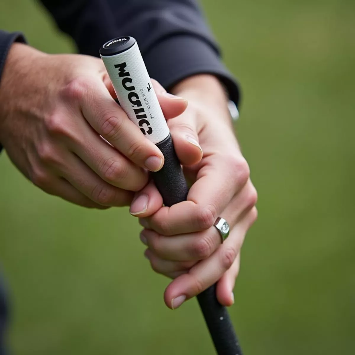 Golfer Using Mcc Plus 4 Grip