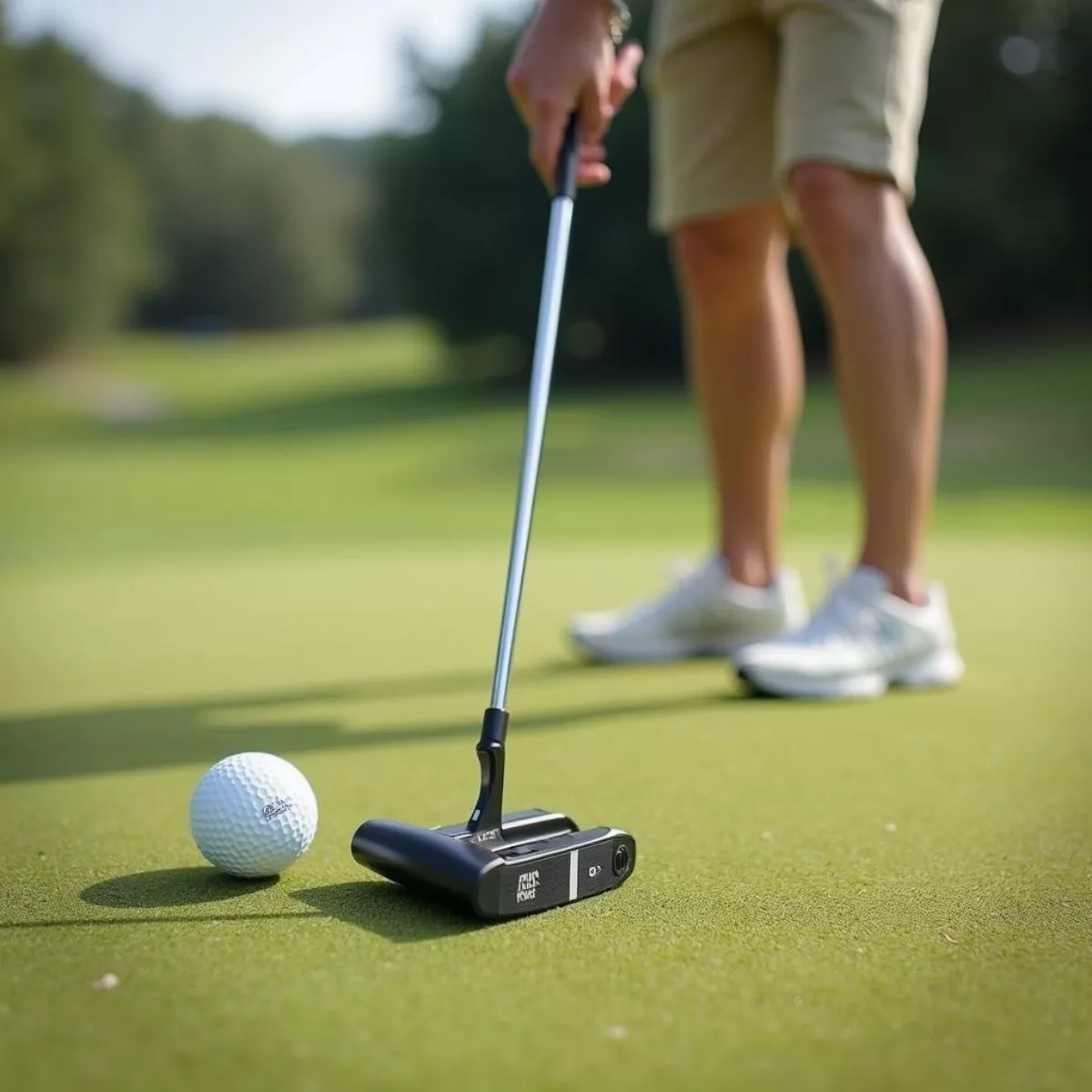 Golfer Using Odyssey White Hot Versa Putter