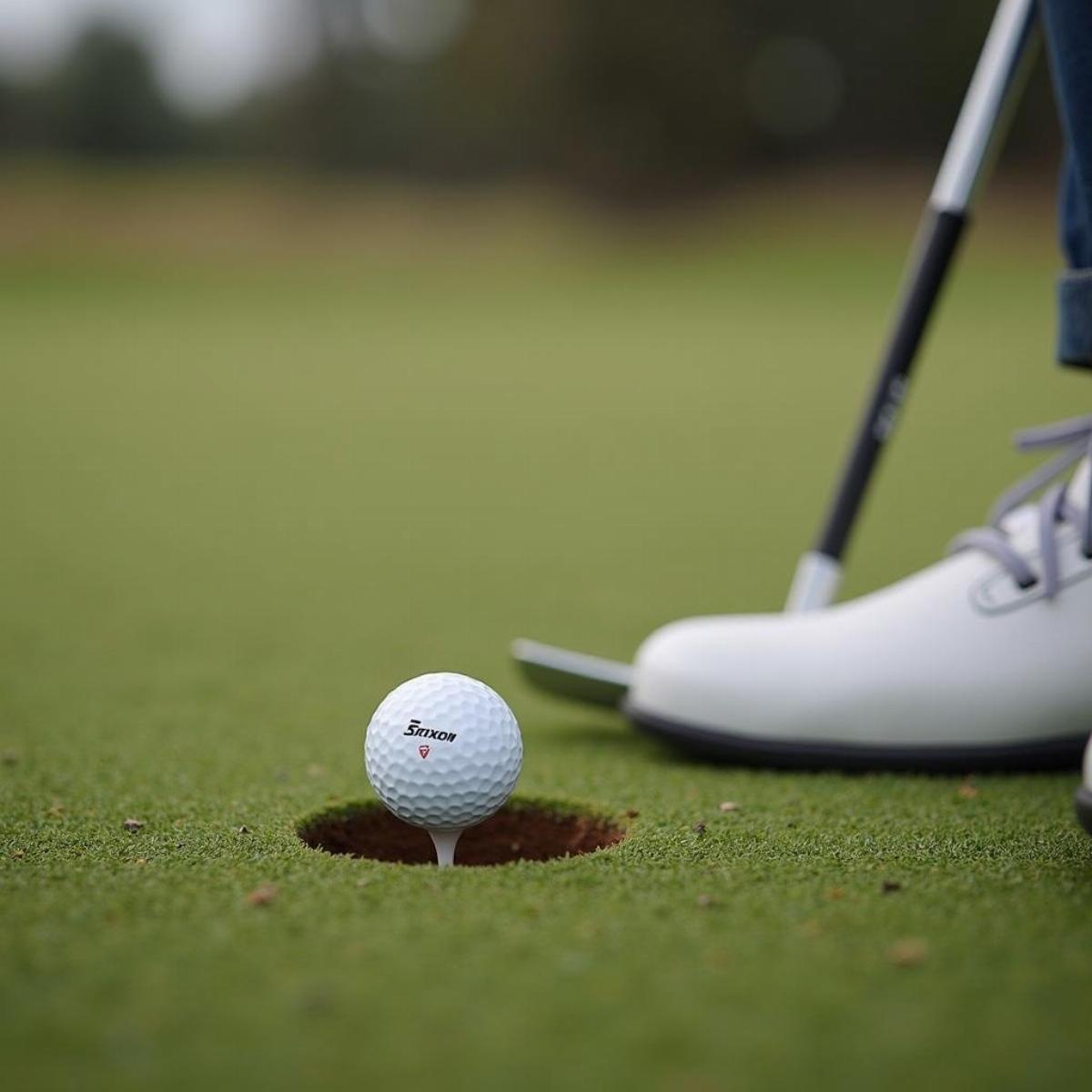 Golfer Using Srixon Z-Star Diamond