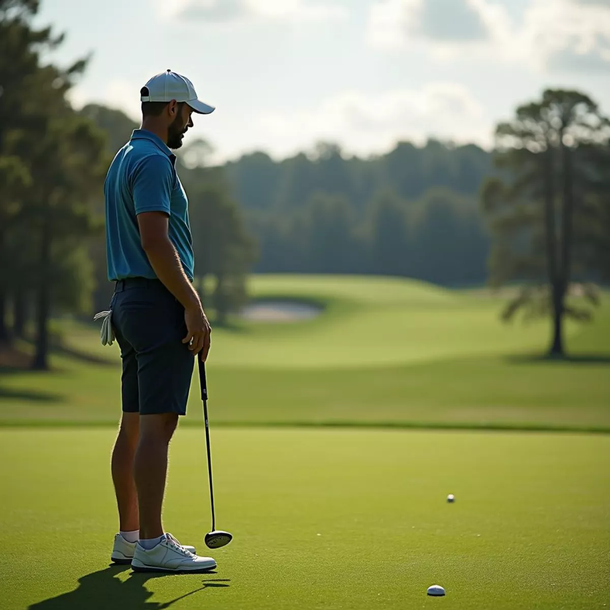 Golfer Visualizing Shot