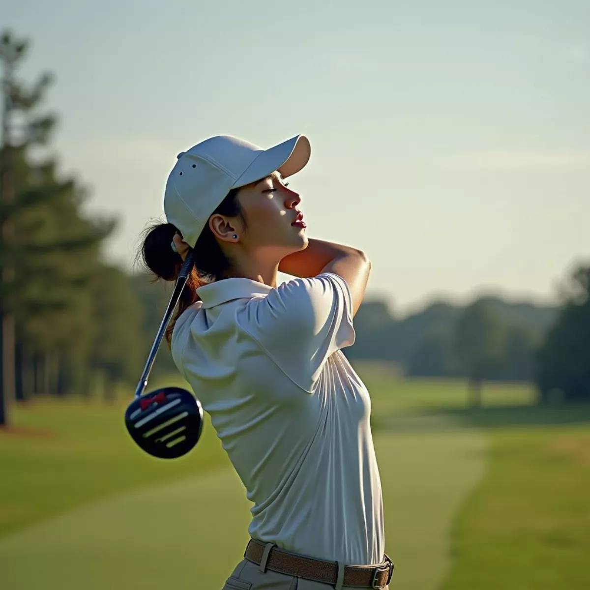 Golfer Visualizing Shot