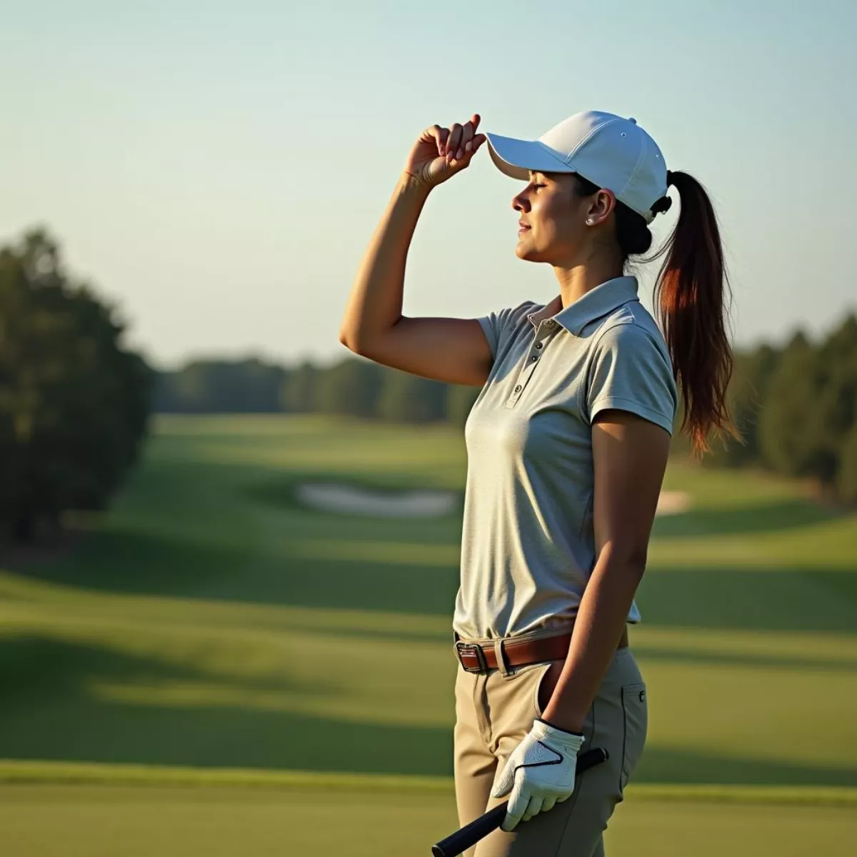 Golfer Visualizing Shot