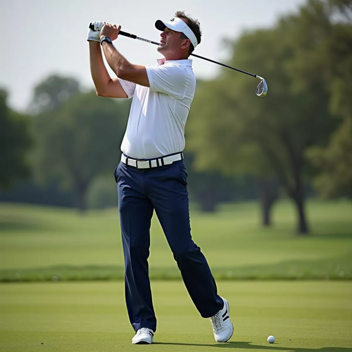 Golfer Wearing Cloud Golf Shoes