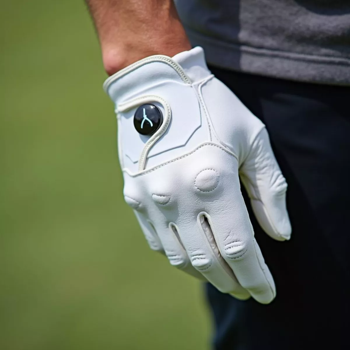 Golfer'S Hand Wearing A Golf Glove