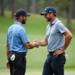 Golfer Withdrawing from Tournament