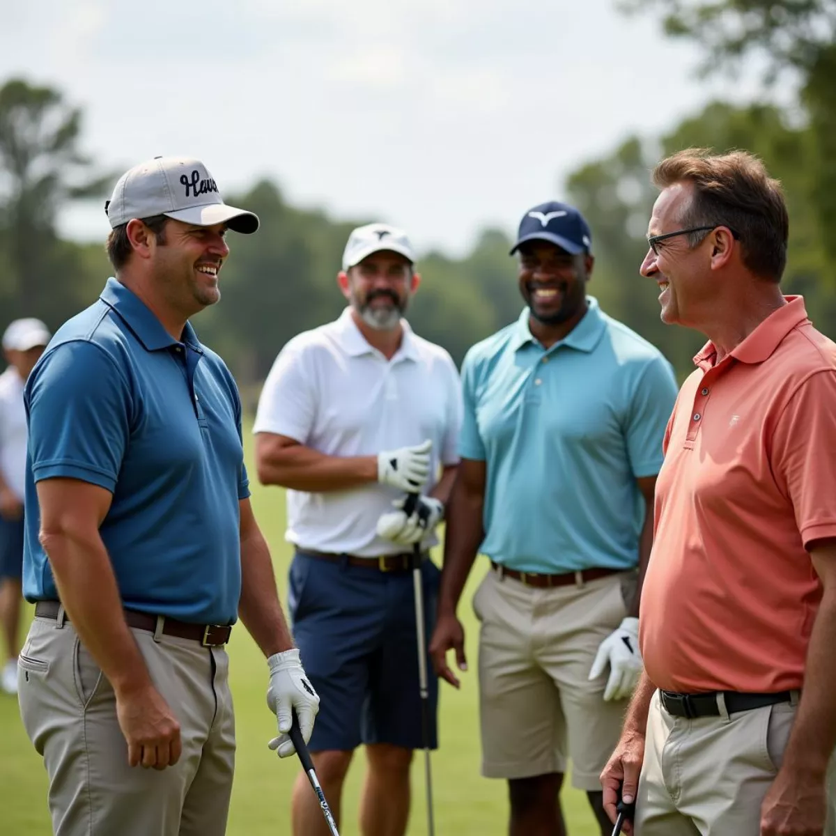 Golfers Enjoying A Round At Maxwell Afb Golf Course