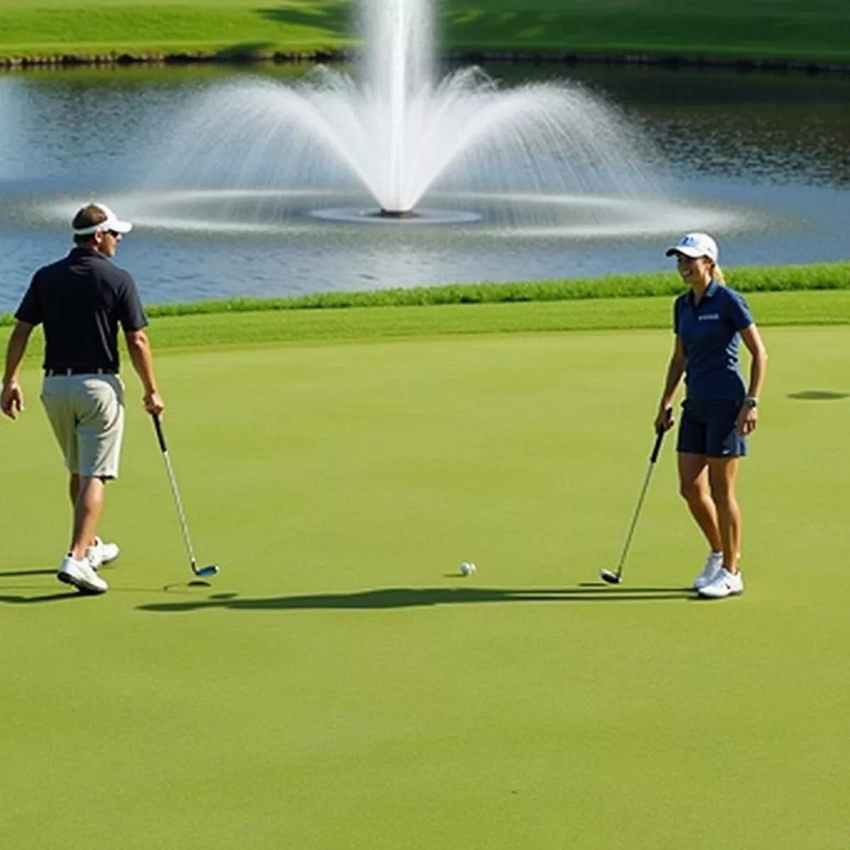 Golfers Enjoying Westbrook Village Course