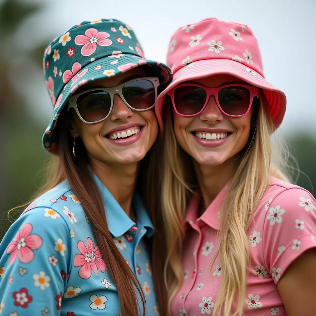 Golfers In Stylish Outfits At Malbon Golf Championship