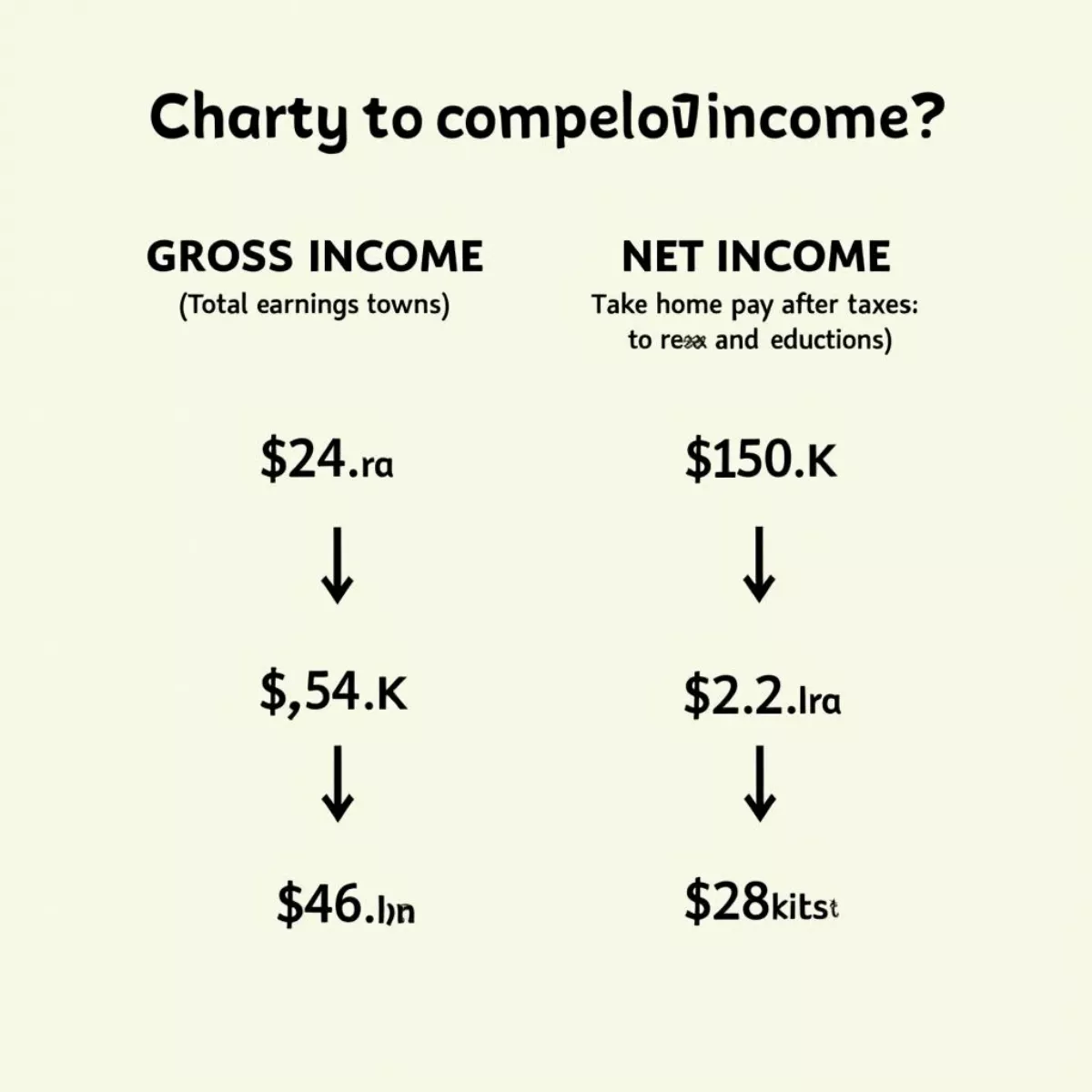 Gross Vs. Net Income Comparison