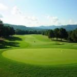 Scenic view of Heritage Golf Course in Oneonta, Alabama