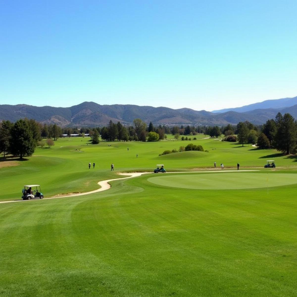 Hollister Golf Course Scenery