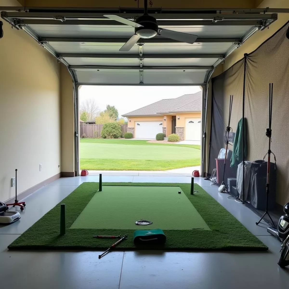 Home Golf Practice Setup