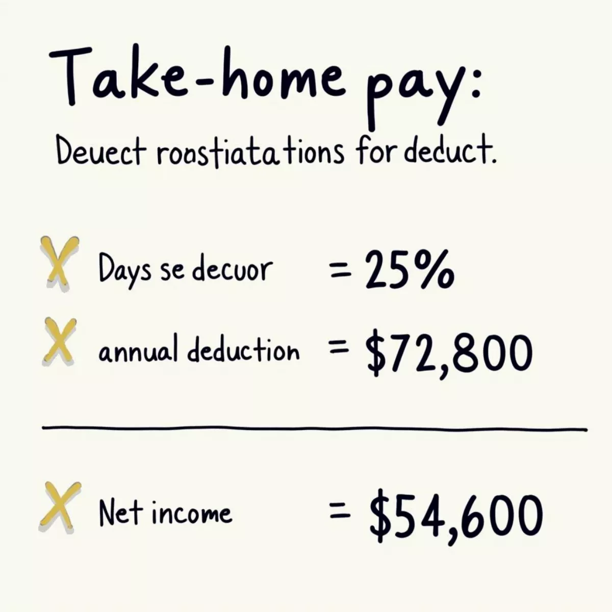 Income Tax Deductions Calculation