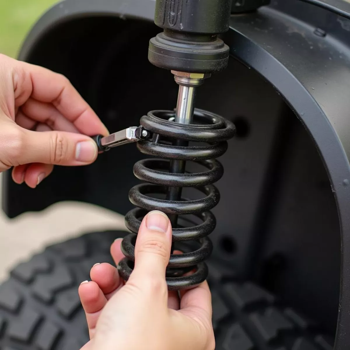 Installing New Springs On A Golf Cart