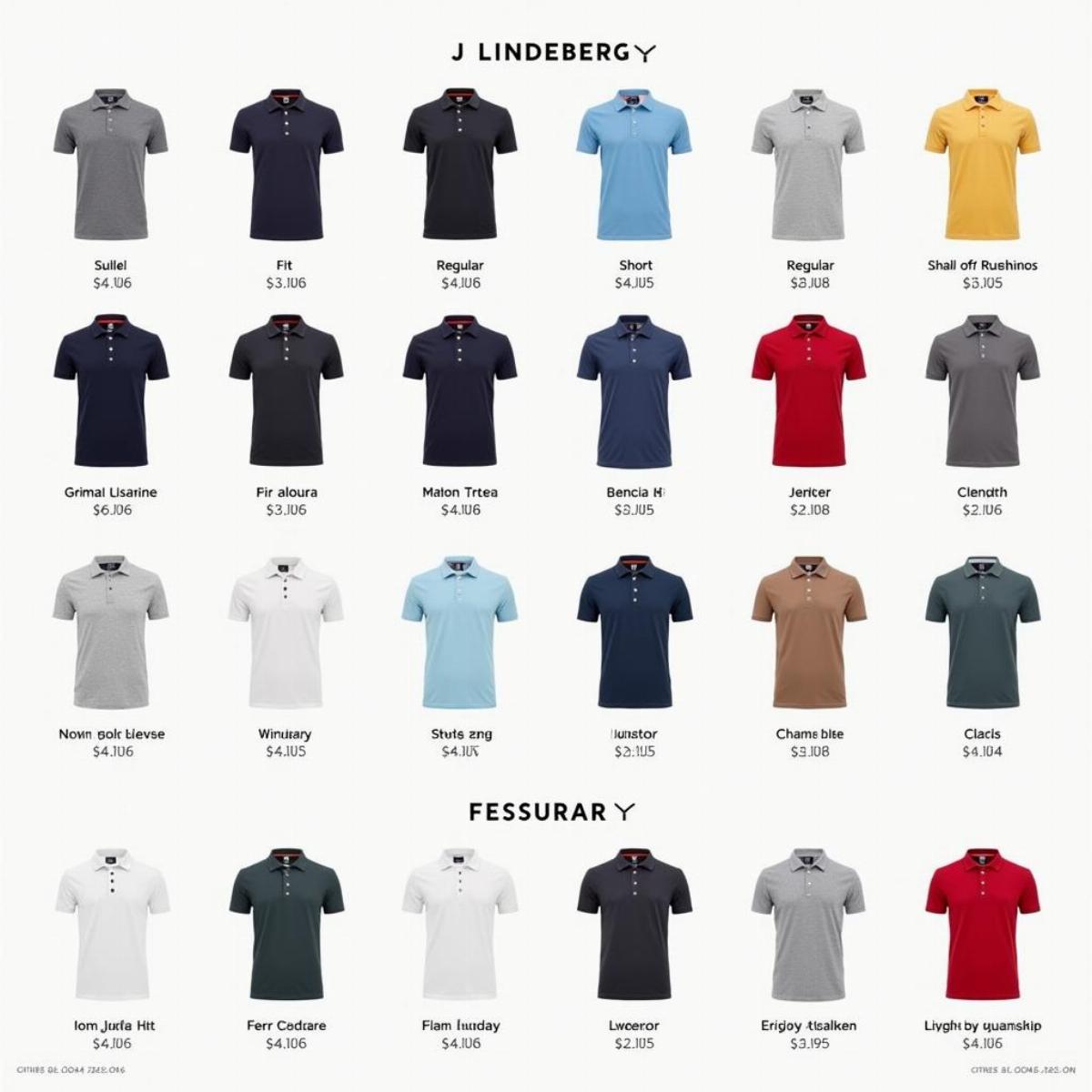 J Lindeberg Polos: Style Variations