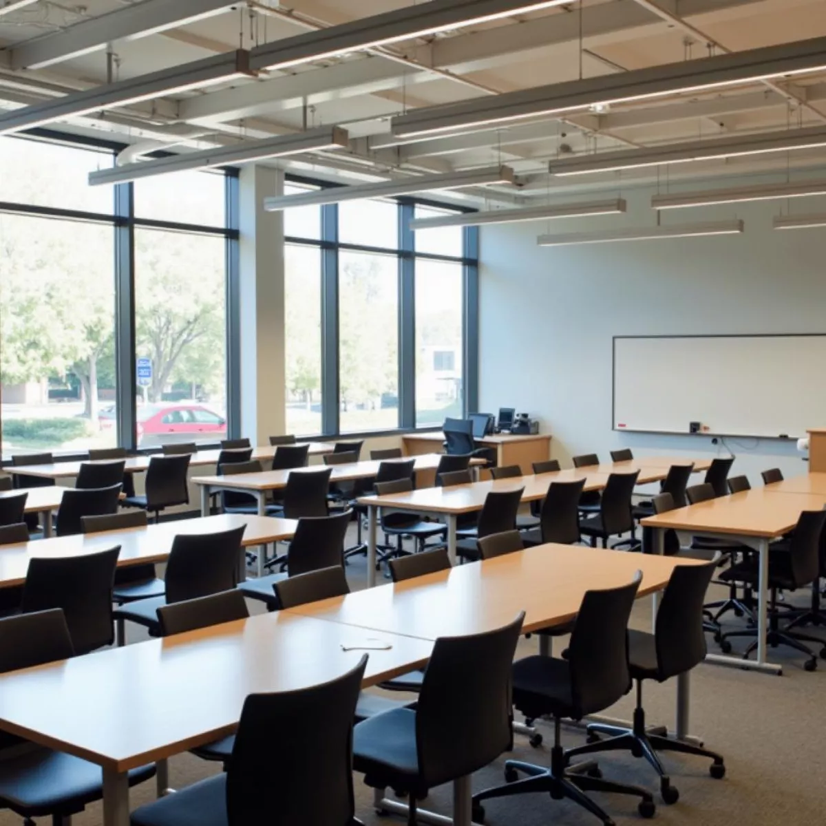 Modern Classroom At Jack Stephens Center