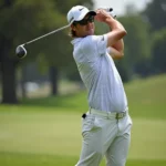 Jake Knapp playing golf