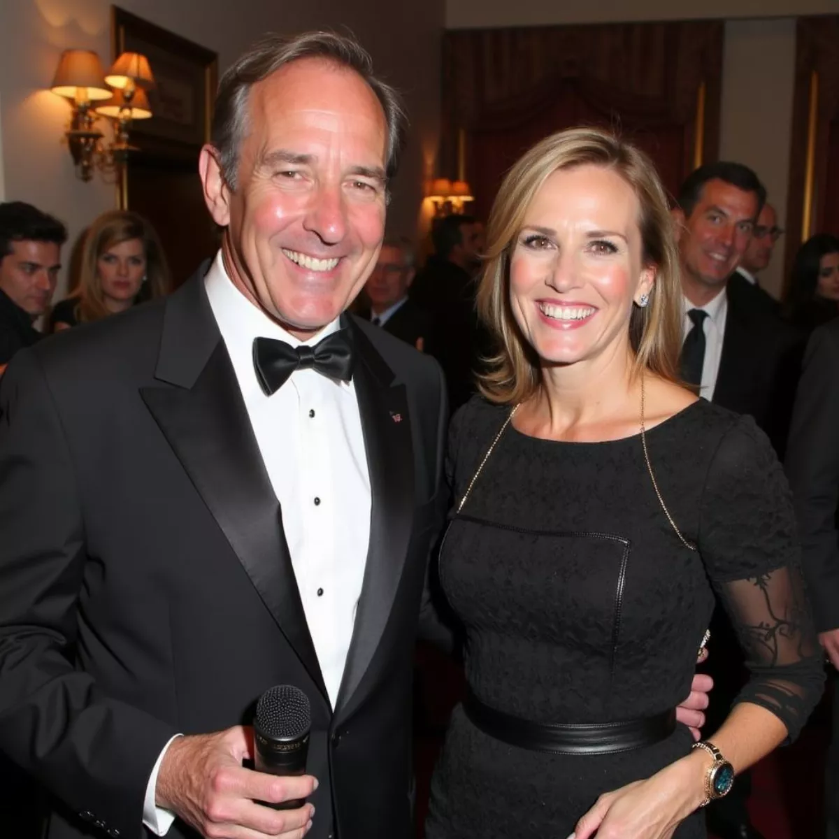 Jim Nantz And Courtney Nantz At An Event