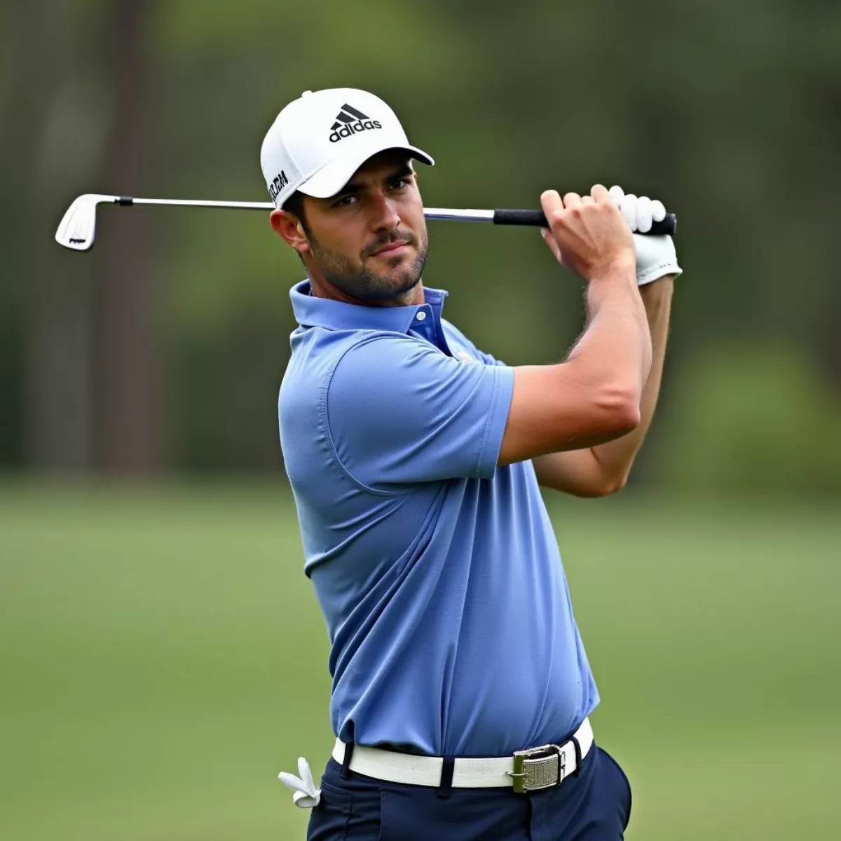 Jon Rahm Swinging Driver