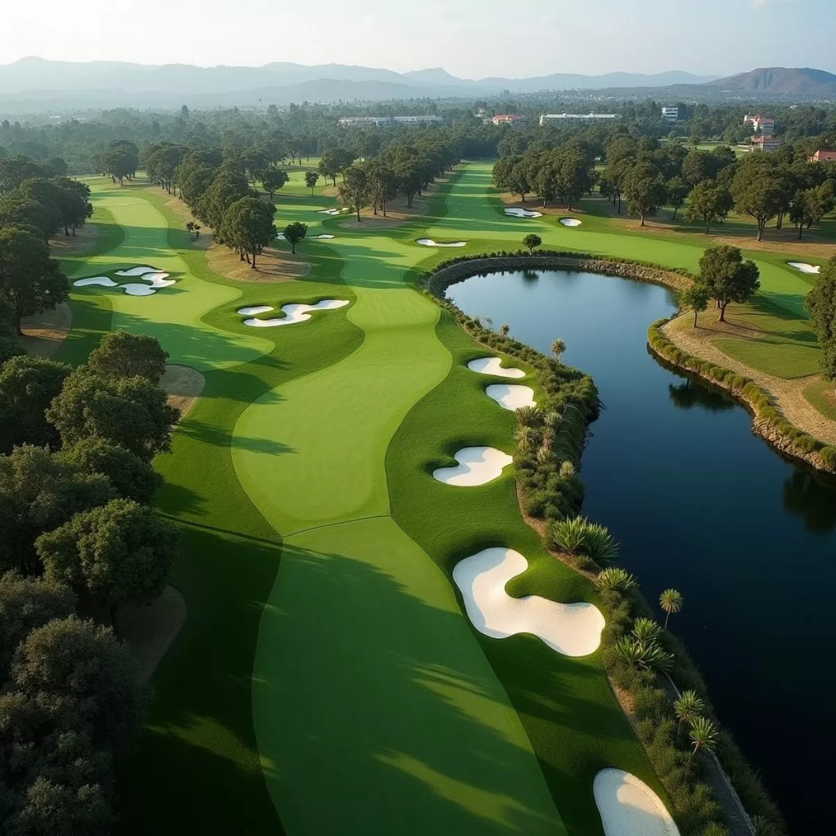 Los Angeles Country Club North Course Aerial View