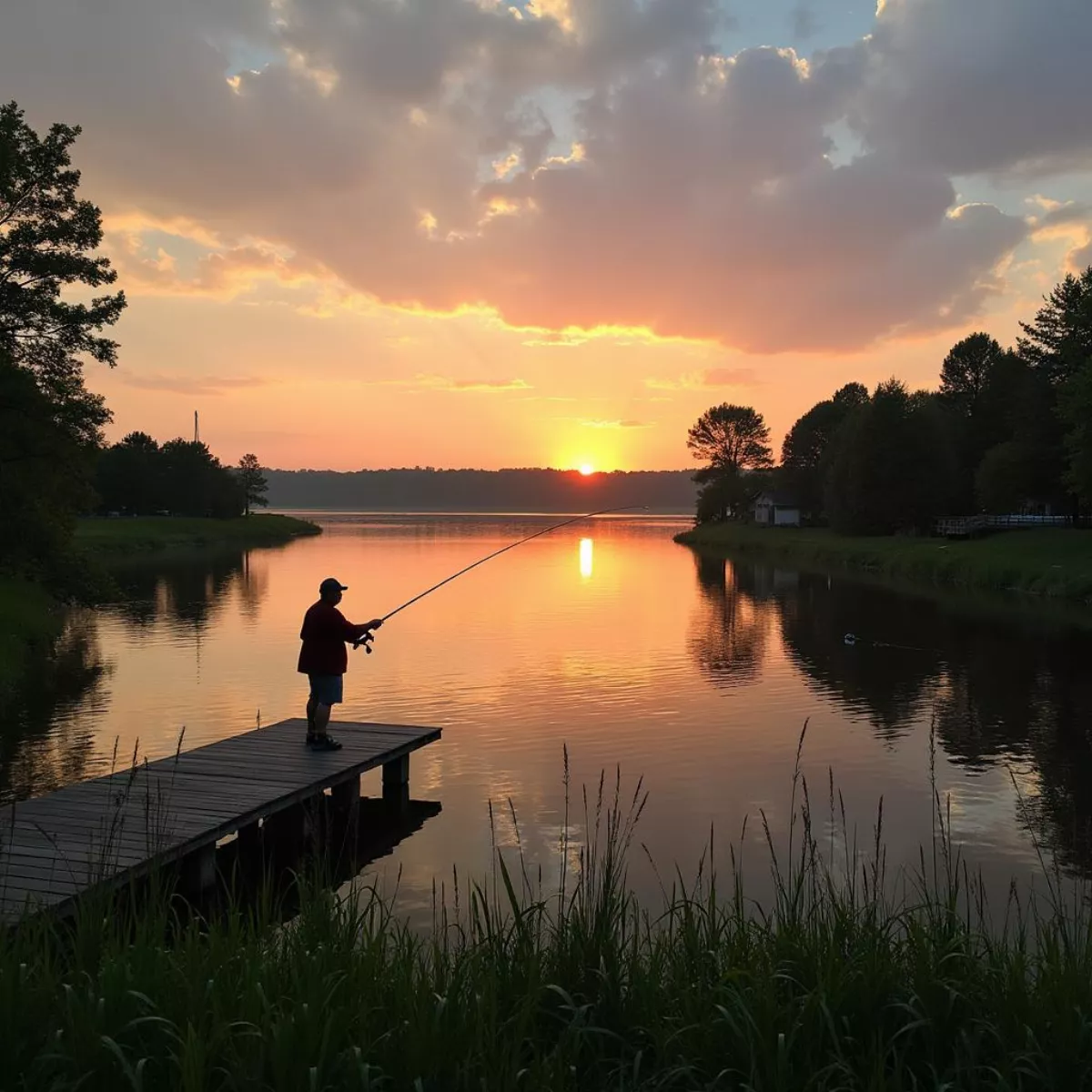 Fishing At Lake De Queen