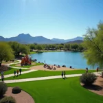 Lake Park In Tucson, Arizona