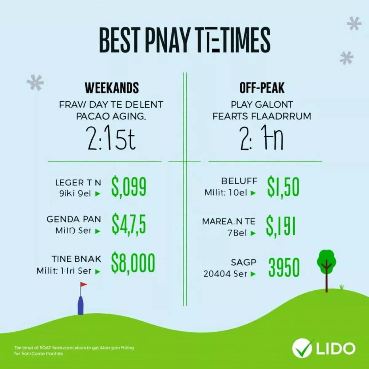 Lido Golf Course Tee Times - Weekday &Amp; Weekend Options