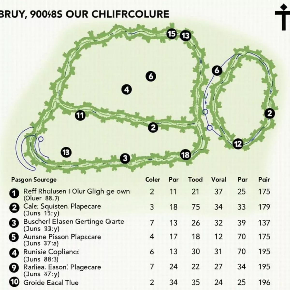 Scorecard For Linksman Golf Club