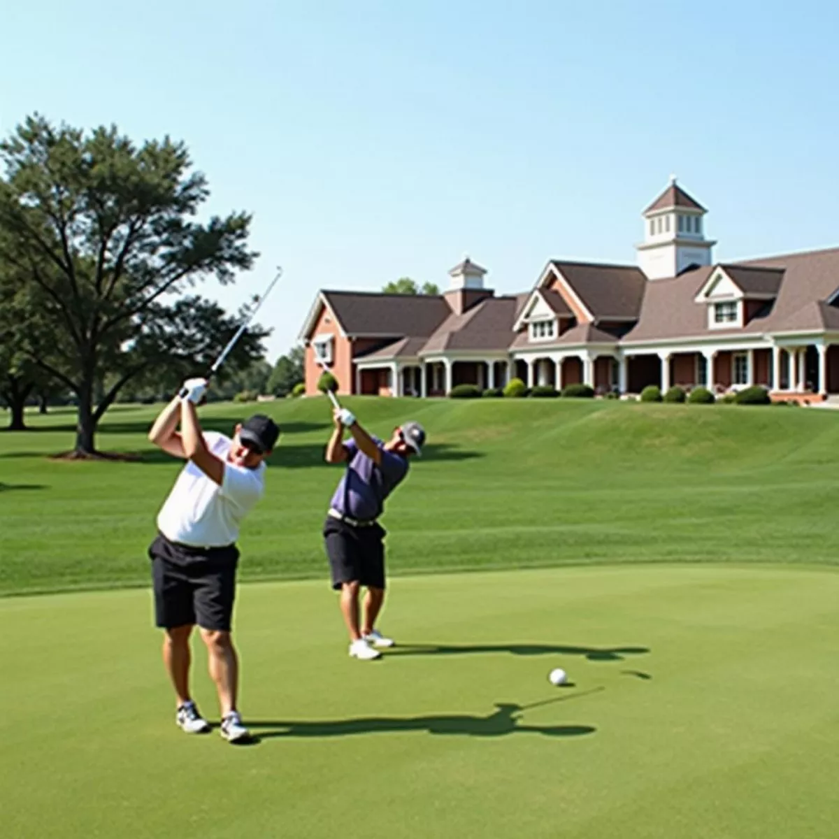 Golf Tournament At Linksman Golf Club