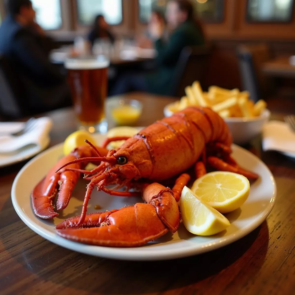 Lobster Dinner At The Lobster House