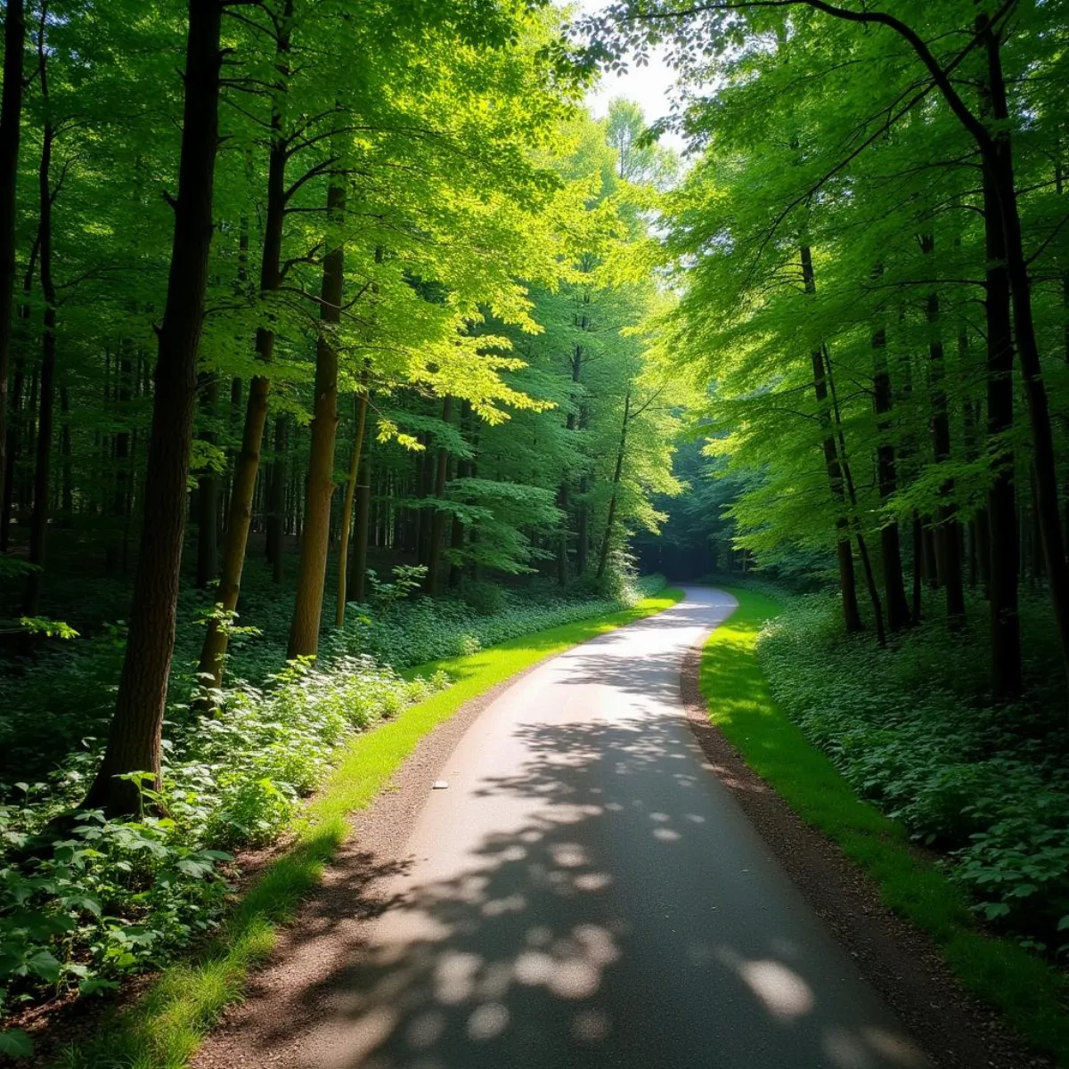 Hiking Trail At Forest Dunes