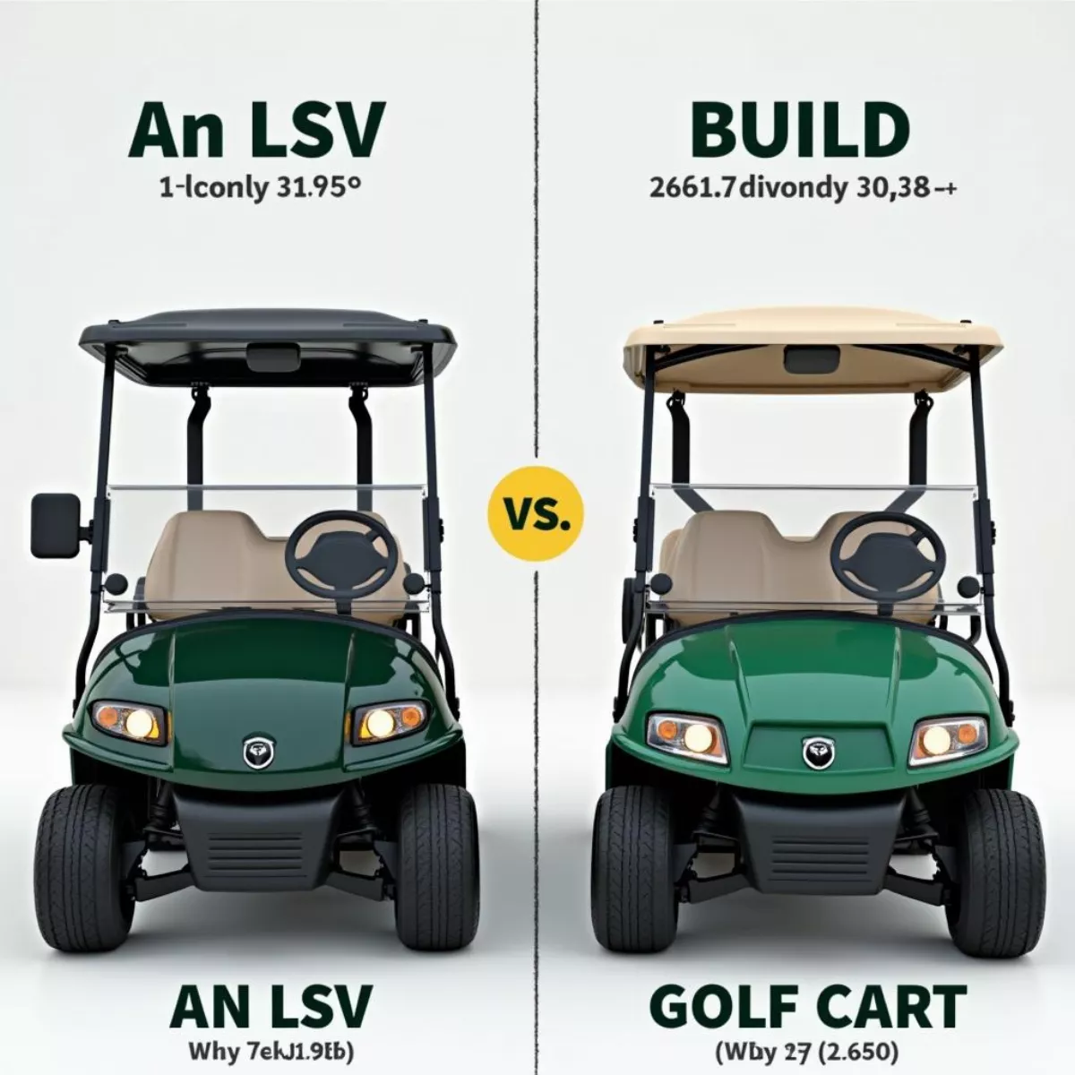 Lsv And Golf Cart Comparison