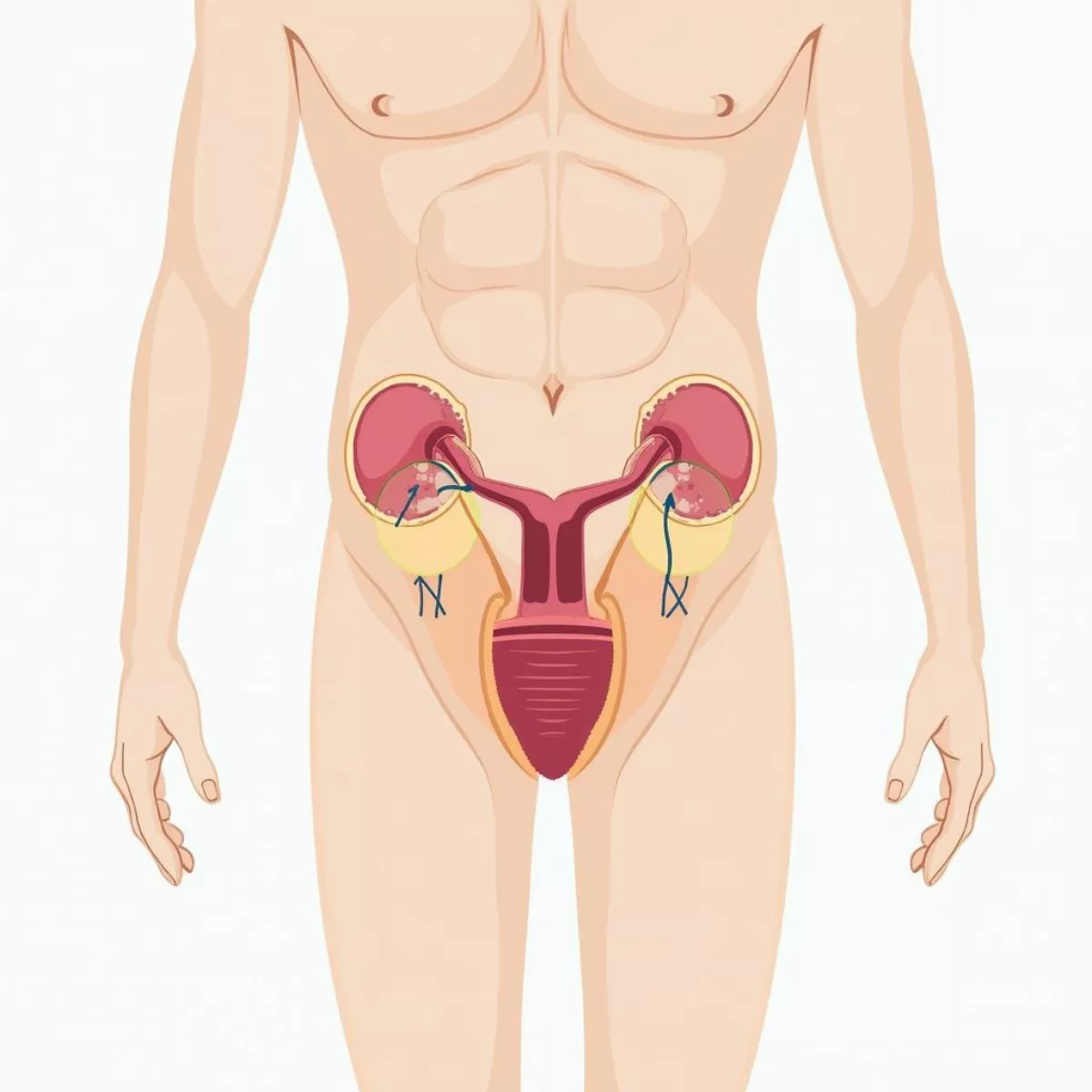 Male Anatomy Hygiene Illustration