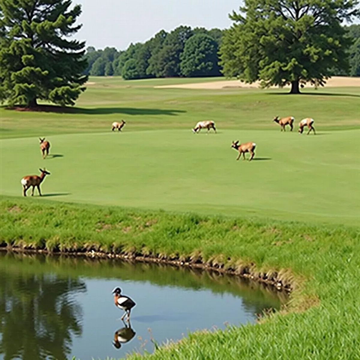 Wildlife At Marsh Creek Farms Golf Course