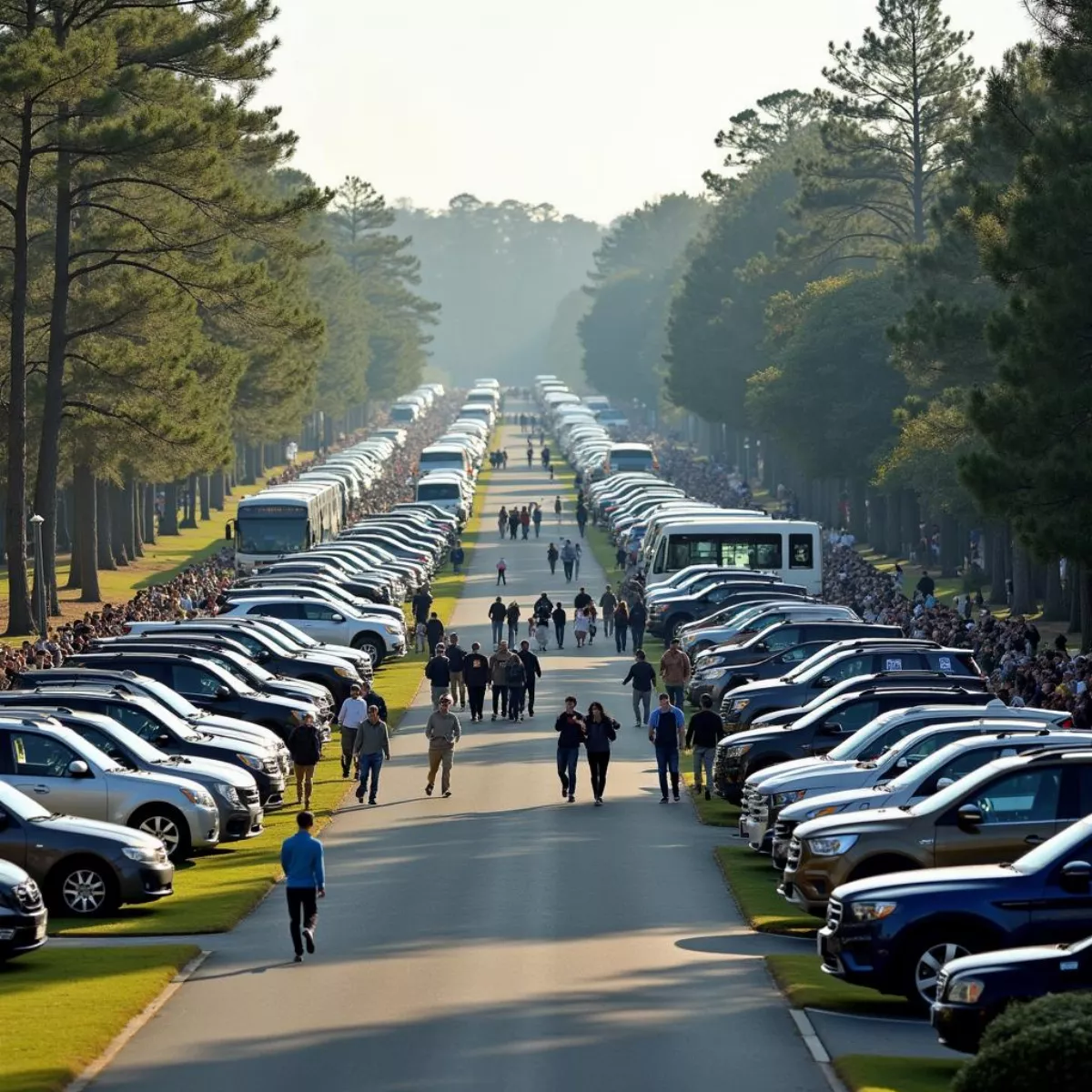 Masters Tournament Parking Lot