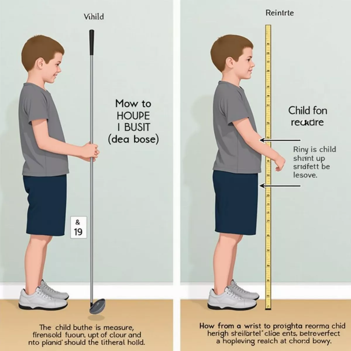 Measuring A Child For Golf Clubs