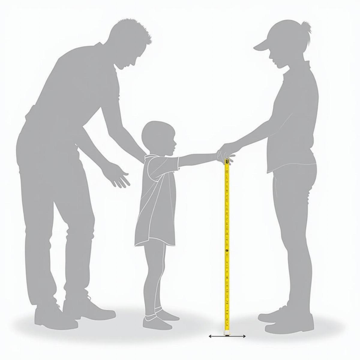 Measuring Child's Wrist to Floor for Golf Club Fitting