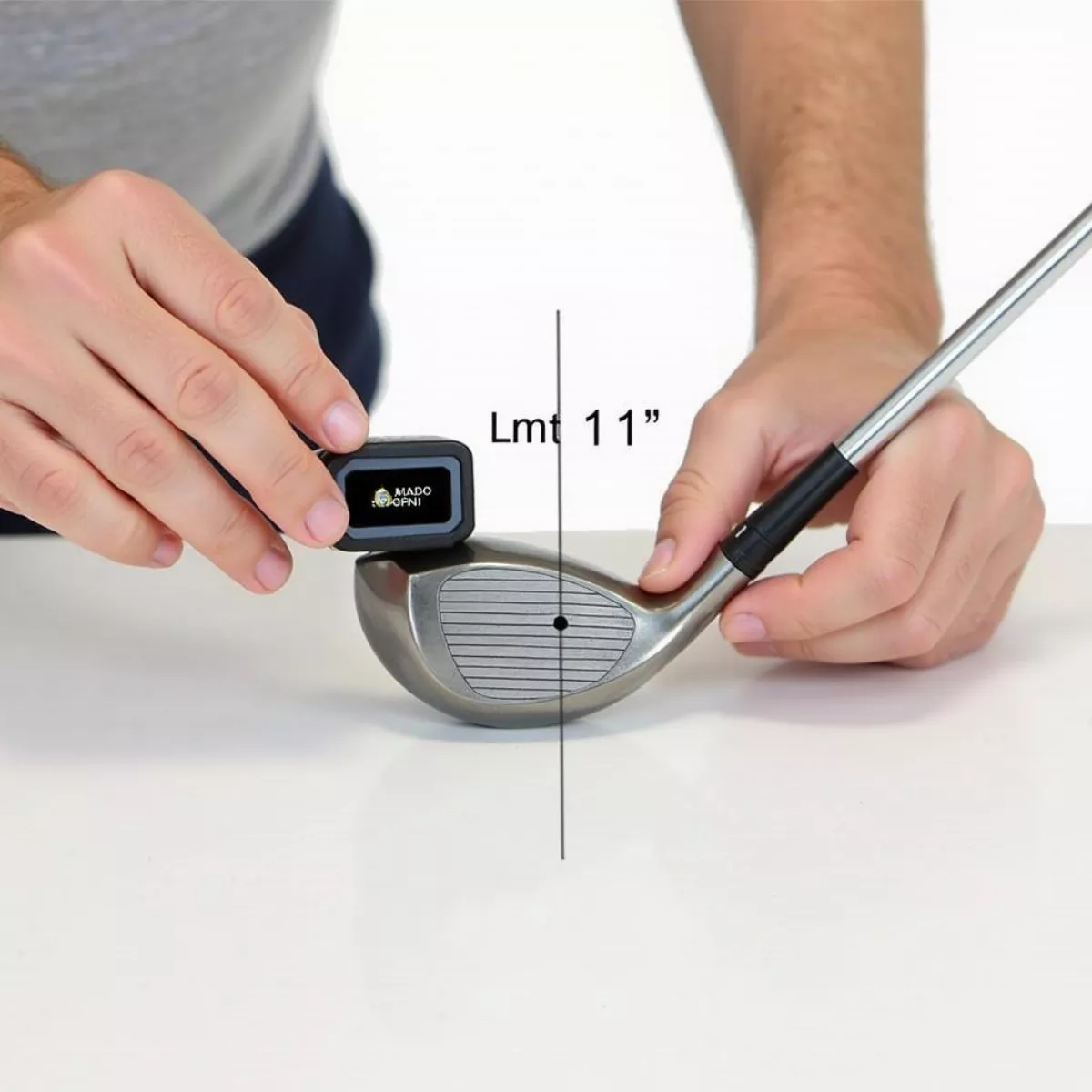 Measuring Golf Club Loft With Digital Angle Finder