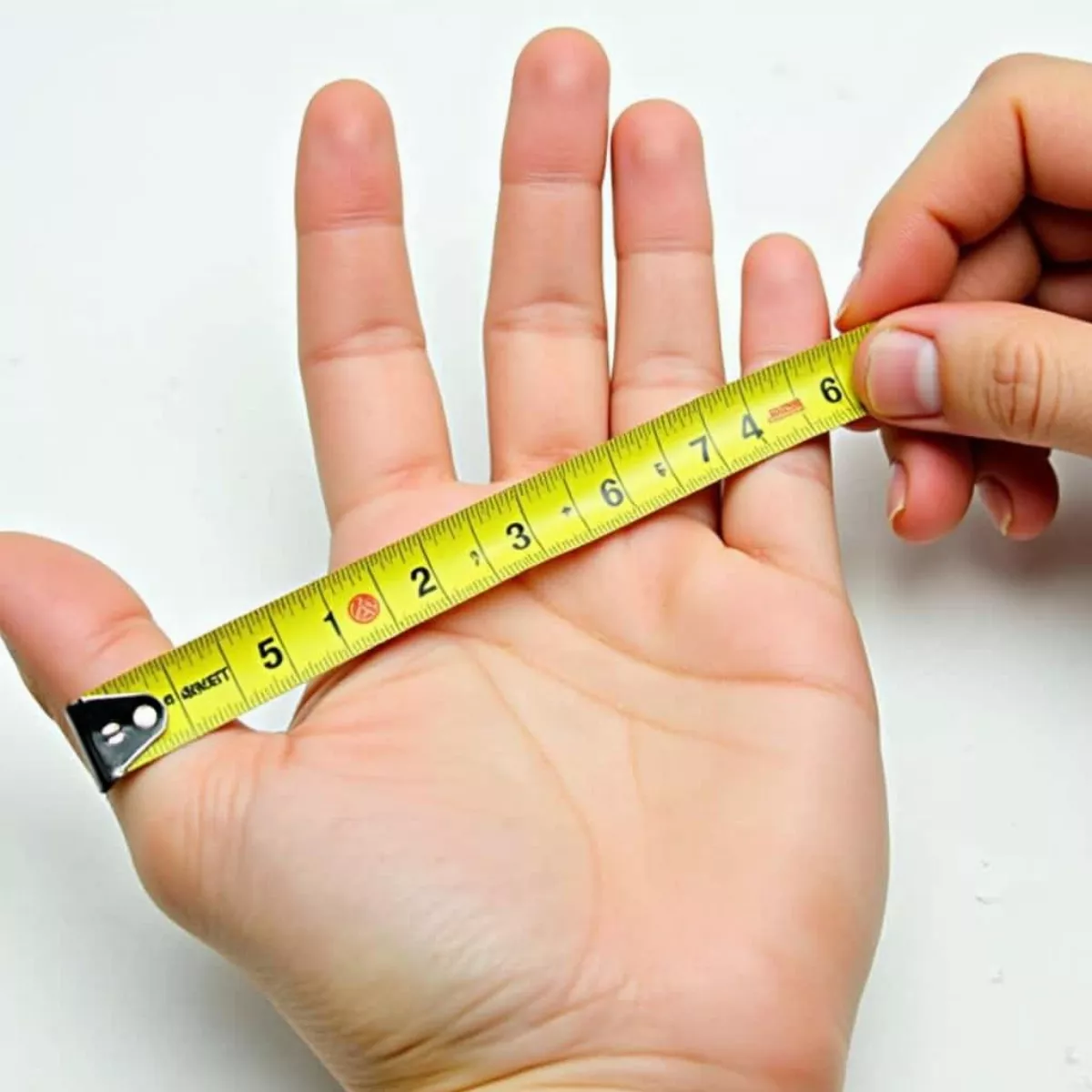 Measuring Hand For Golf Grip