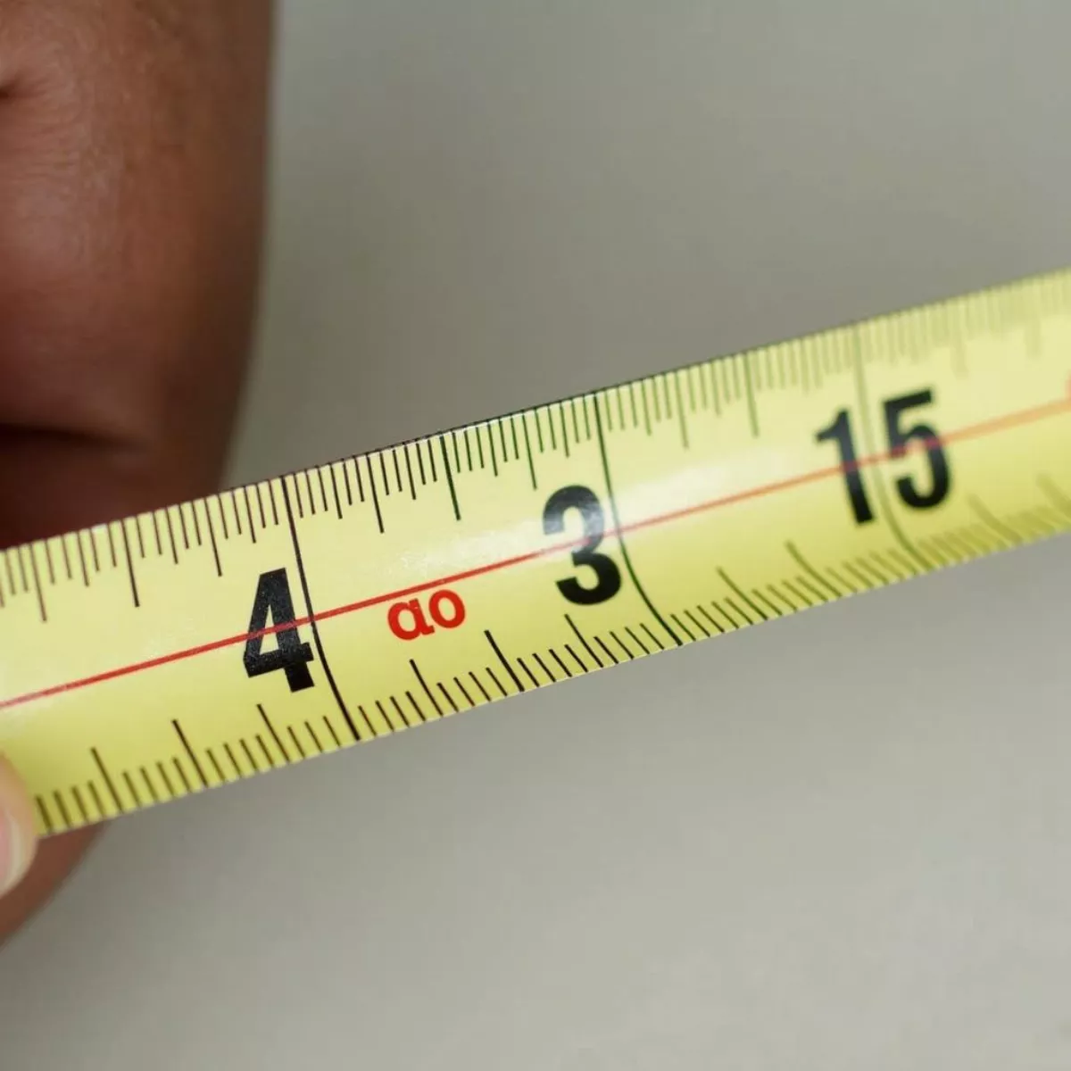 Measuring Tape Showing 46 Inches