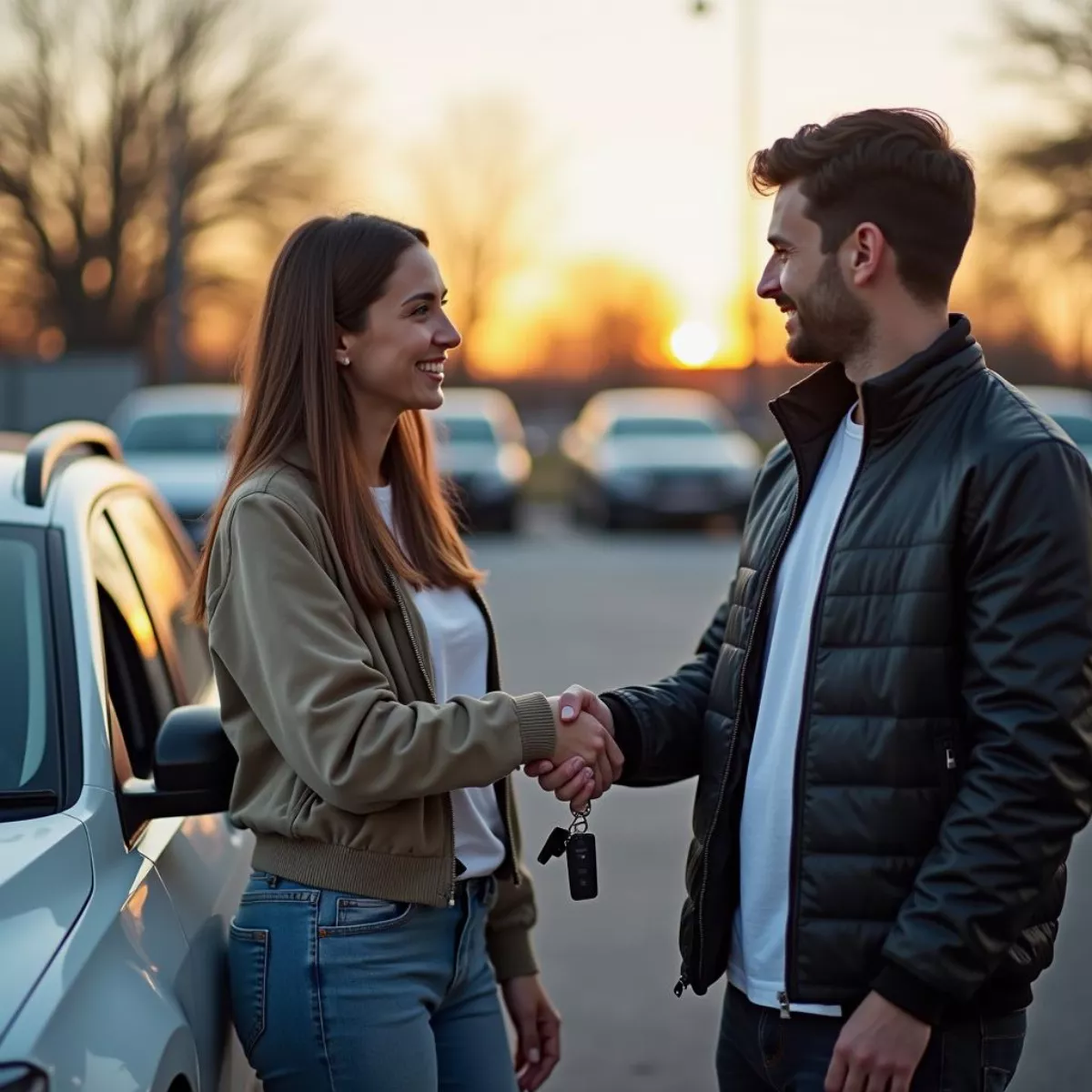 Meeting A Potential Buyer In A Public Place