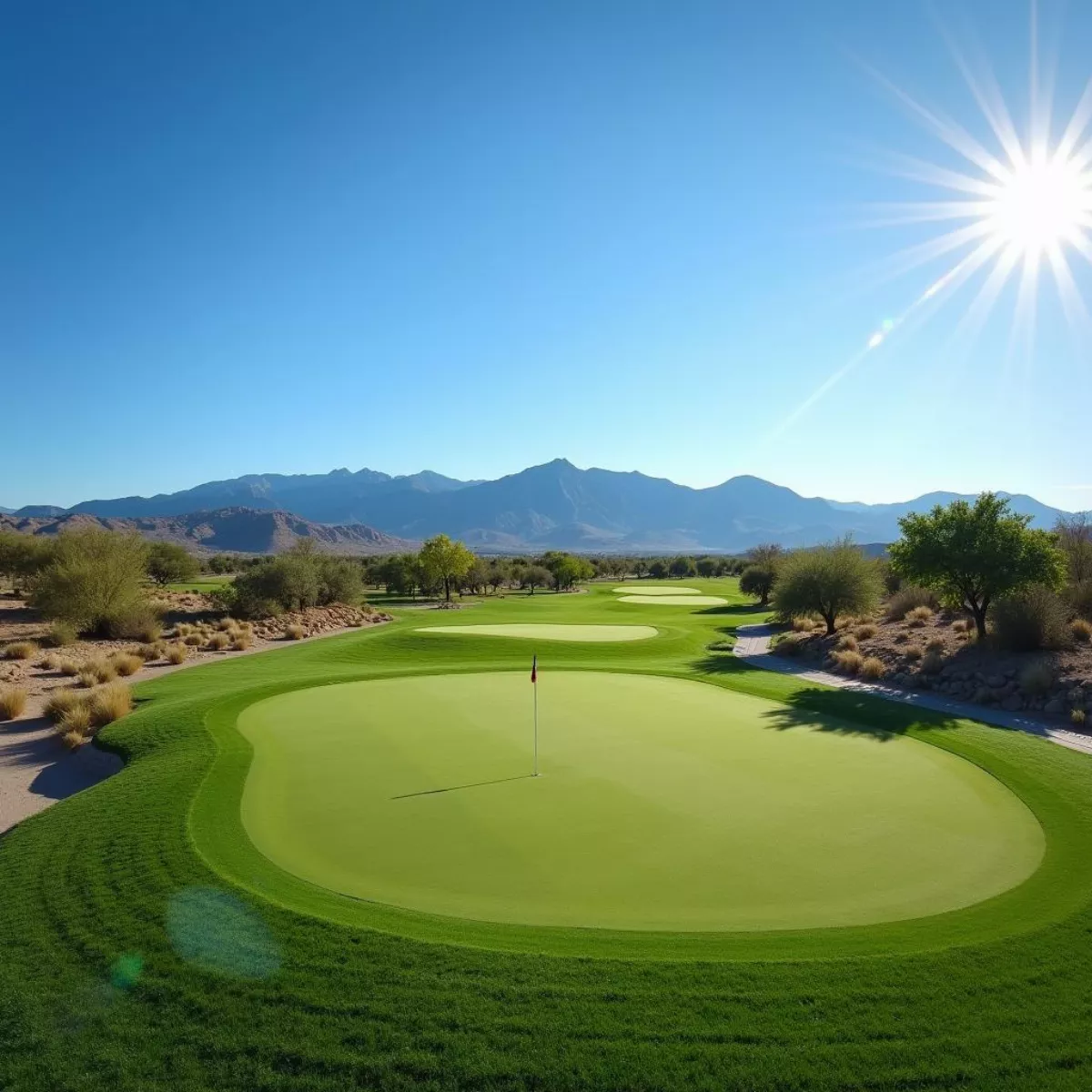 Mesa Del Sol Golf Course Panoramic View