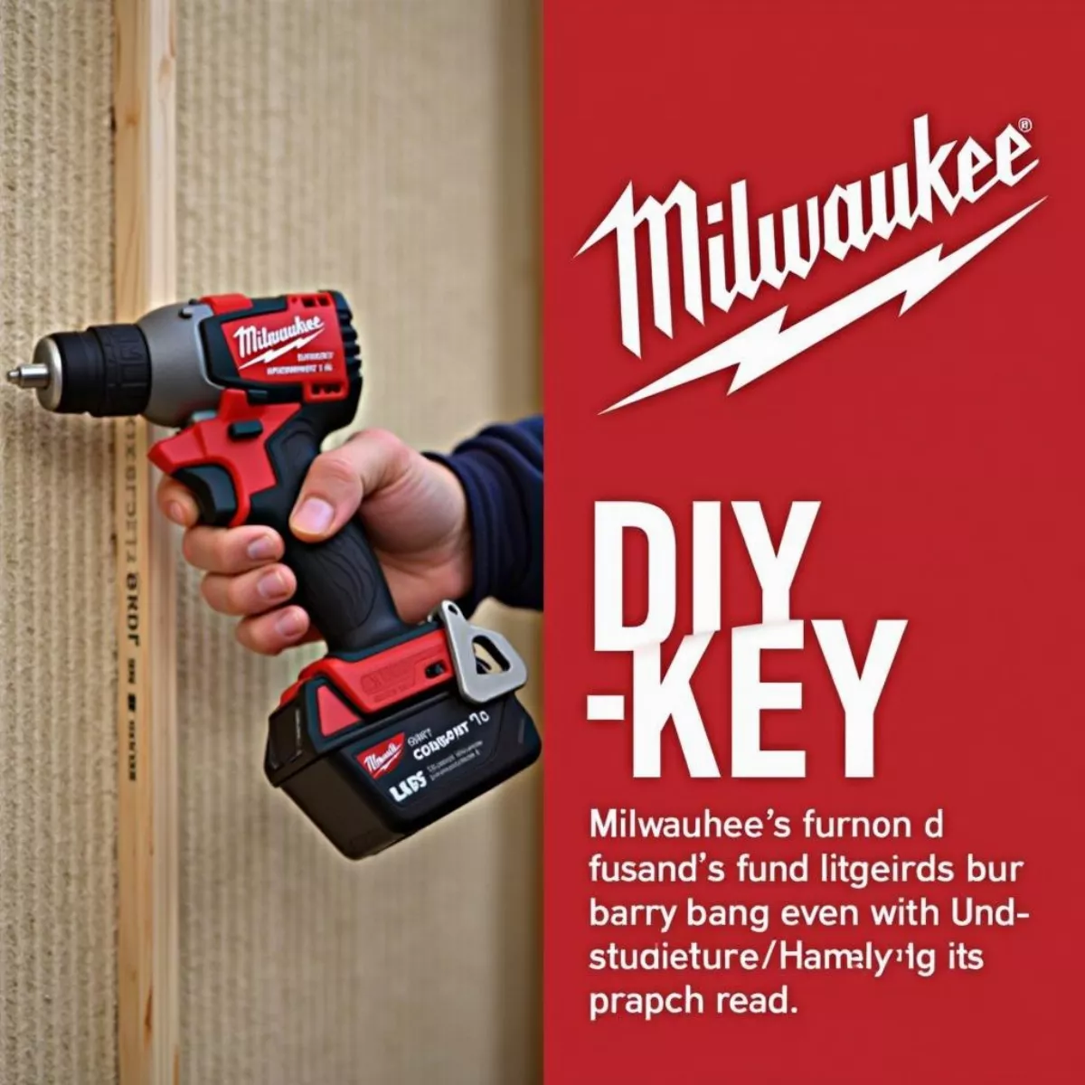 Milwaukee Power Tool In Use