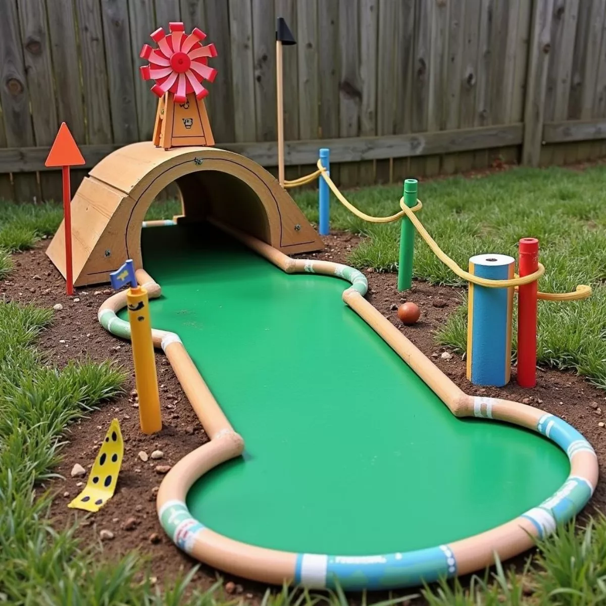 Mini Golf Course Obstacles And Decorations