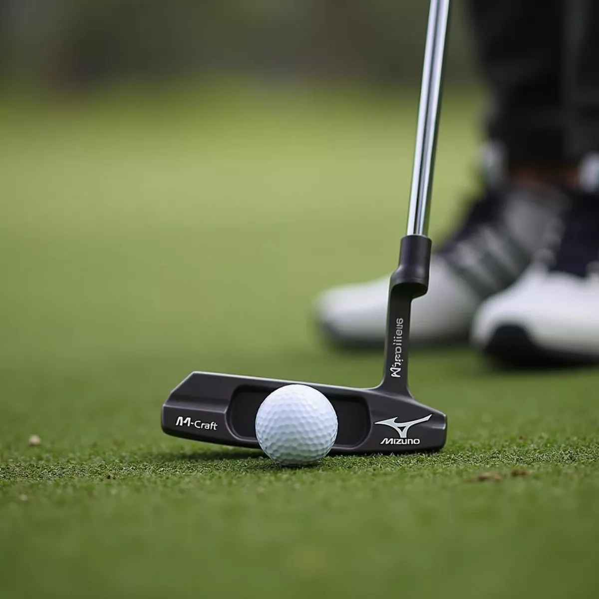 Golfer Using Mizuno M-Craft Putter