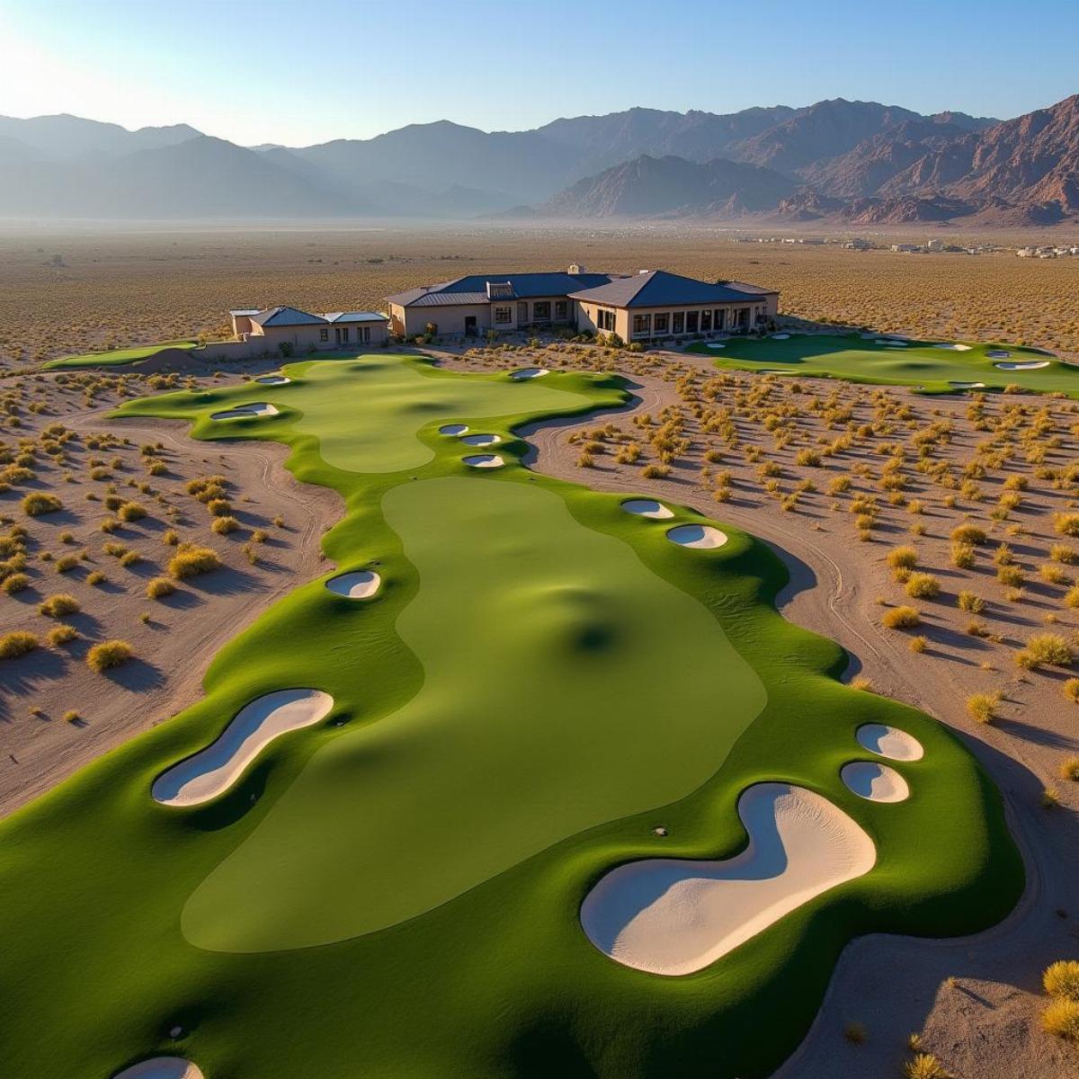 Mojave Resort Golf Club Aerial View