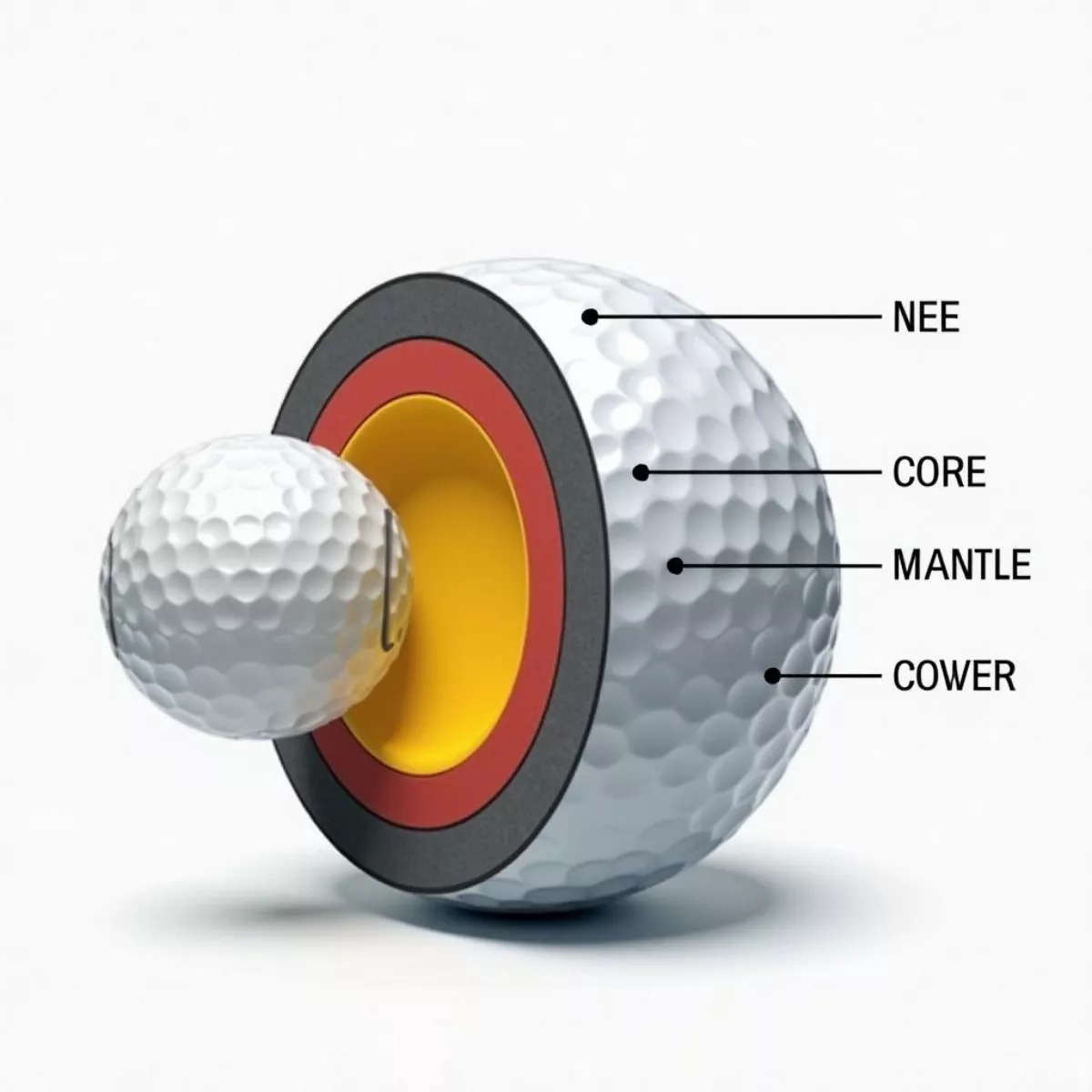 Multi-Layer Golf Ball Cross-Section