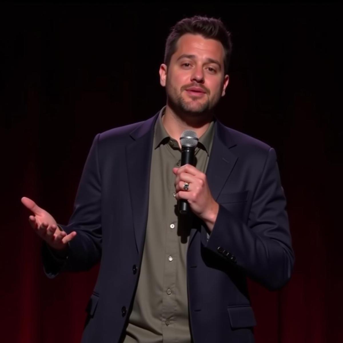 Nate Bargatze in his Netflix comedy special